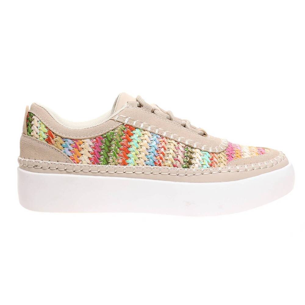 NEW PIERRE DUMAS women's outwoods shauna platform sneakers in fuchsia comb